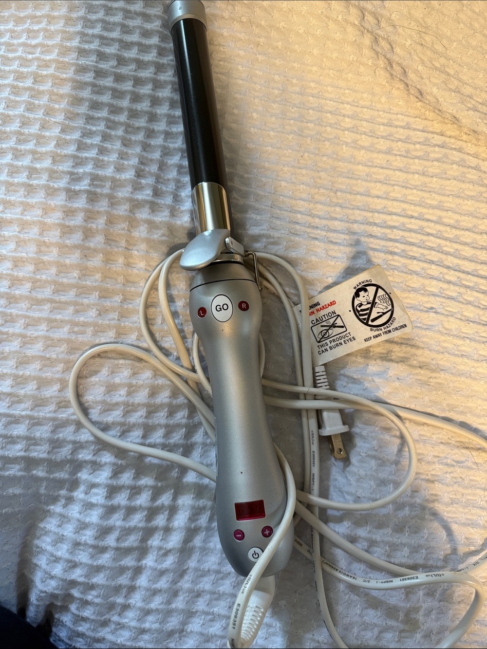 Beachwaver S1 Rotating Curling Iron Silver